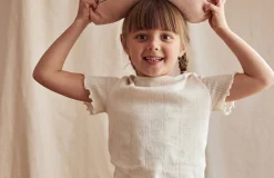 AAC Texteis SA Tops Maho - Whales Pointelle Natural