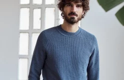 AAC Texteis SA Sikaiana - Blue Melange Sale