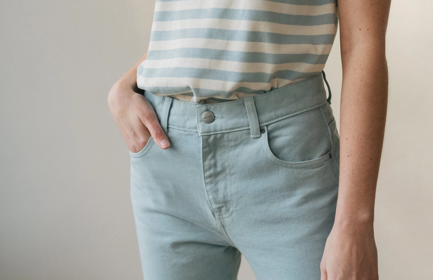 AAC Texteis SA Trousers Mina - Iced Aqua 5 AAC Texteis SA Trousers Mina - Iced Aqua