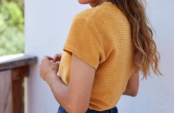 AAC Texteis SA Ariadna - Mustard Tops