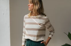 AAC Texteis SA Sale Sisia - Ecru / Old Gold