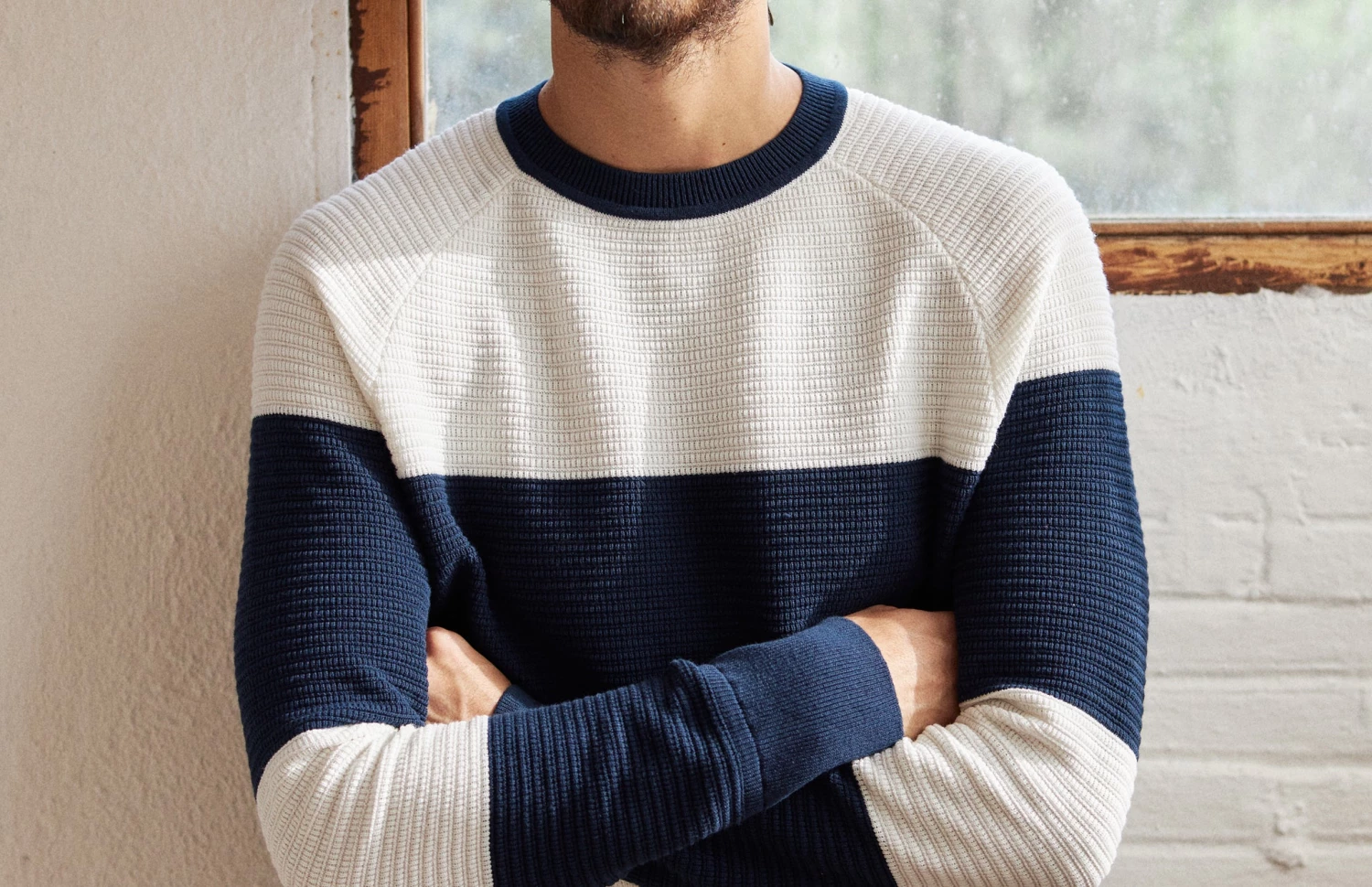 AAC Texteis SA Ymer - Ecru / Navy Stripes Sale 5 AAC Texteis SA Ymer - Ecru / Navy Stripes Sale