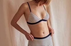 AAC Texteis SA New In Paolina - Navy Stripes