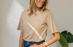 AAC Texteis SA Tops Clare - Latte