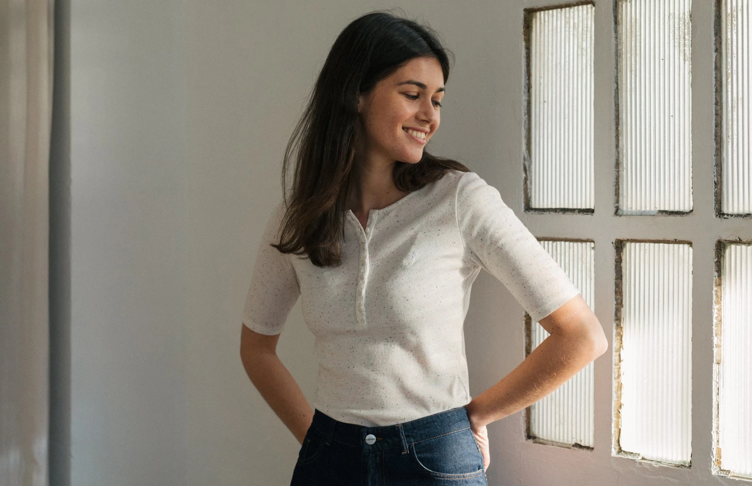 AAC Texteis SA Tops Lamba - Ecru Multicolour Neps 5 AAC Texteis SA Tops Lamba - Ecru Multicolour Neps