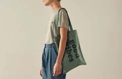 AAC Texteis SA Small Tote Bag - Good Vibes Sage Green Bags