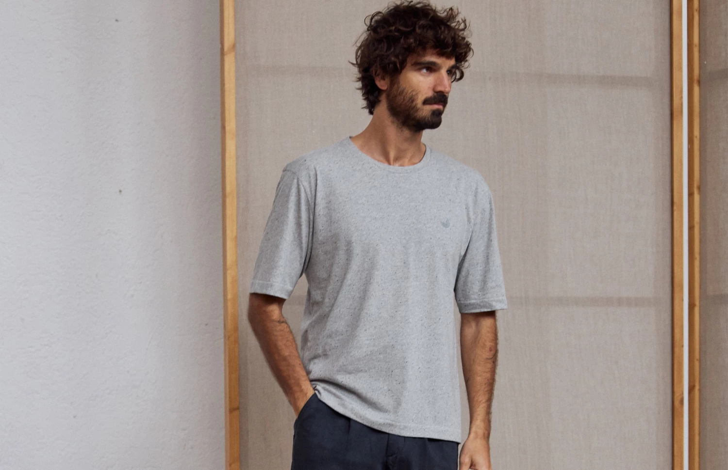 AAC Texteis SA Lanzada - Melange Grey With Black Neps 5 AAC Texteis SA Lanzada - Melange Grey With Black Neps