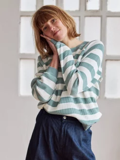 AAC Texteis SA Utsira - Misty Blue Stripes