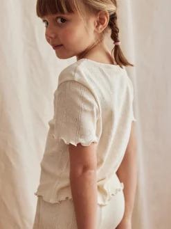 AAC Texteis SA Tops Maho - Whales Pointelle Natural