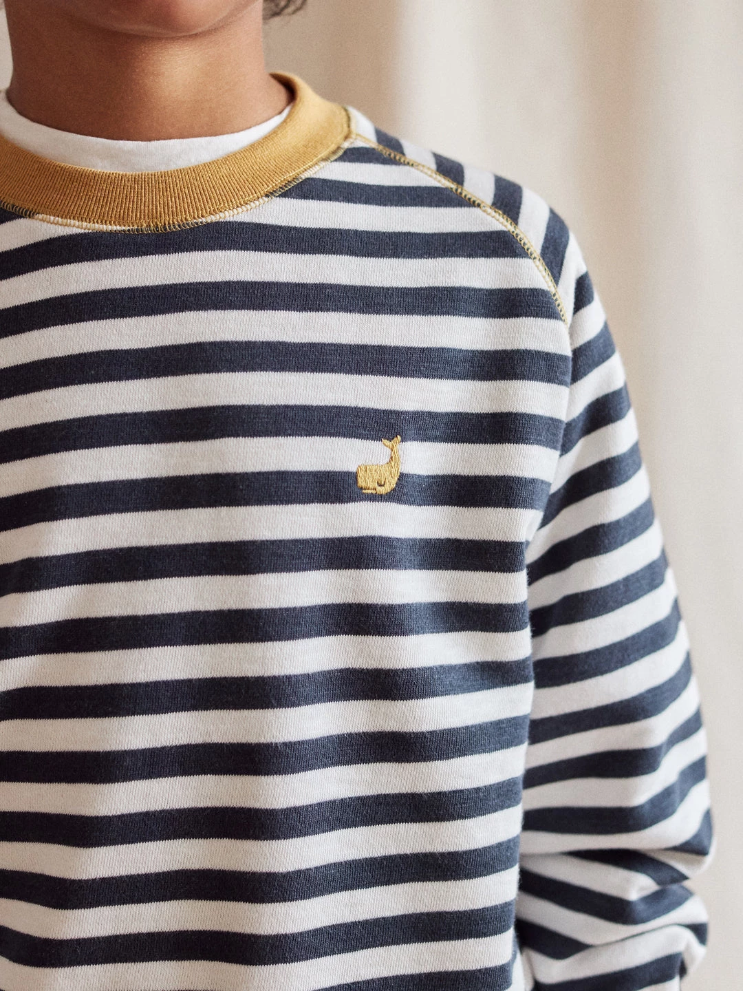 AAC Texteis SA Cochrane - Navy/Ecru Stripes Tops 6 AAC Texteis SA Cochrane - Navy/Ecru Stripes Tops