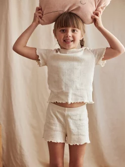 AAC Texteis SA Zahora - Whales Pointelle Natural Bottoms