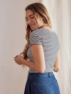 AAC Texteis SA Anda - Black & White Stripes New In