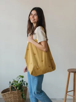 AAC Texteis SA Bags Big Tote Bag - Mustard