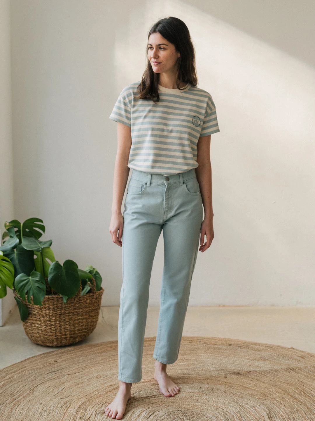 AAC Texteis SA Trousers Mina - Iced Aqua 6 AAC Texteis SA Trousers Mina - Iced Aqua