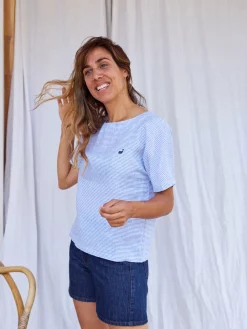 AAC Texteis SA Makri - Blue Stripes Sale