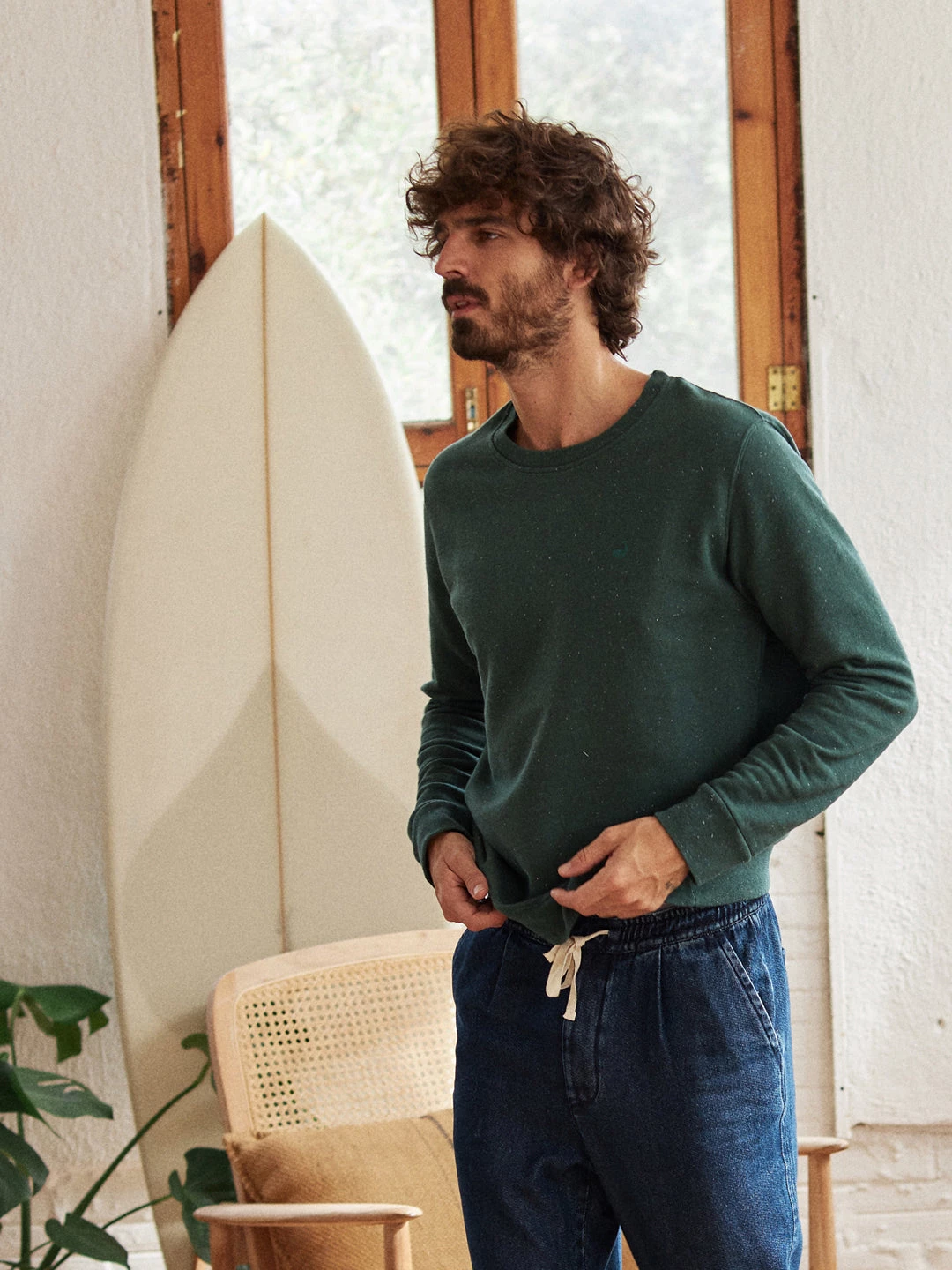 AAC Texteis SA Sepanggar Man Sweatshirt - Dark Green 7 AAC Texteis SA Sepanggar Man Sweatshirt - Dark Green