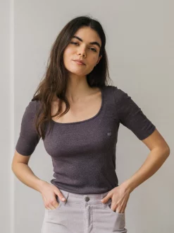 AAC Texteis SA Tops Wright - Raisin