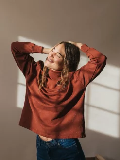 AAC Texteis SA Sweatshirts Guajaba - Wine