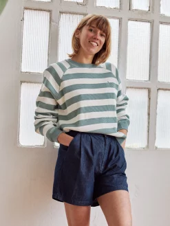 AAC Texteis SA Utsira - Misty Blue Stripes