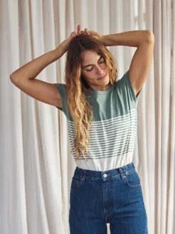 AAC Texteis SA Tops Molène - Sage Green