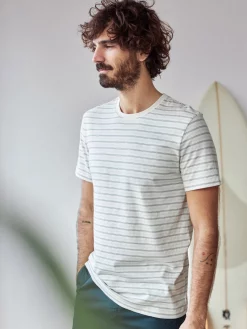 AAC Texteis SA Livingston - Aqua Green Stripes Sale