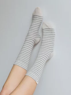 AAC Texteis SA Spike - Grey Melange Stripes Socks