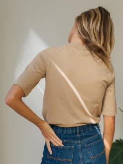 AAC Texteis SA Tops Clare - Latte