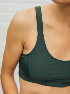 Barcelgest Swimwear Guam Top - Dark Green