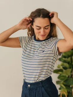 AAC Texteis SA Sale Penique - Navy Stripes 14 AAC Texteis SA Sale Penique - Navy Stripes