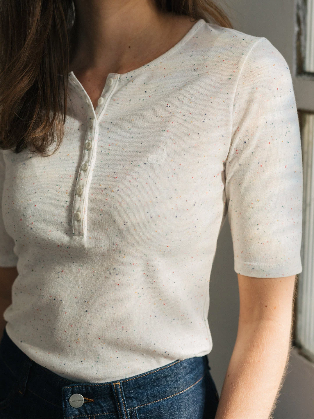 AAC Texteis SA Tops Lamba - Ecru Multicolour Neps 6 AAC Texteis SA Tops Lamba - Ecru Multicolour Neps