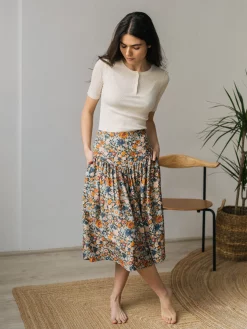 AAC Texteis SA Skirts Calero - Floral Print
