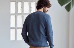 AAC Texteis SA Sikaiana - Blue Melange Sale