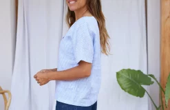 AAC Texteis SA Makri - Blue Stripes Sale