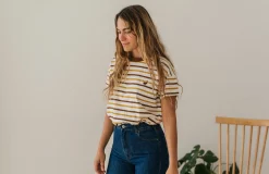 AAC Texteis SA Tops Apiao - Retro Stripes