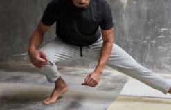 AAC Texteis SA Christie - Melange Grey With Black Neps