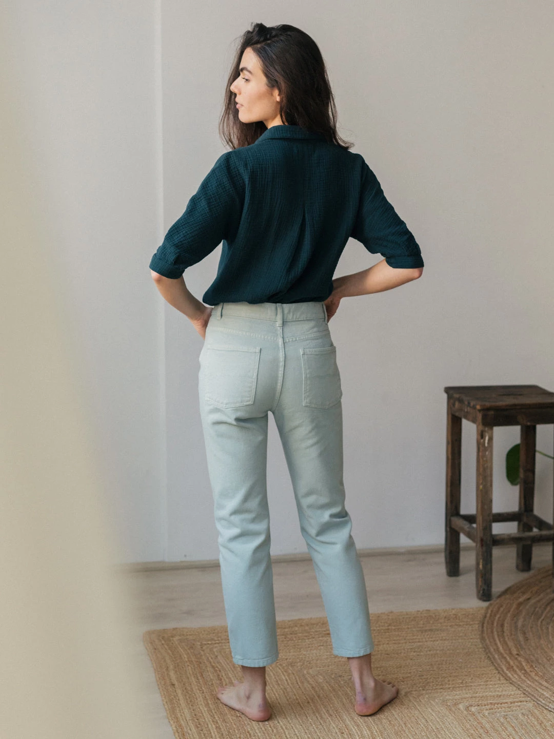 AAC Texteis SA Trousers Mina - Iced Aqua 9 AAC Texteis SA Trousers Mina - Iced Aqua