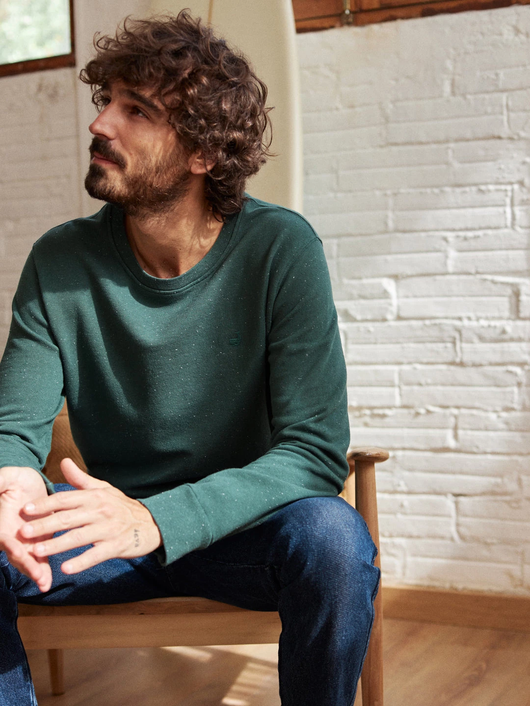 AAC Texteis SA Sepanggar Man Sweatshirt - Dark Green 9 AAC Texteis SA Sepanggar Man Sweatshirt - Dark Green