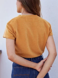 AAC Texteis SA Ariadna - Mustard Tops