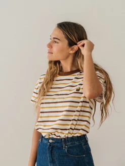 AAC Texteis SA Tops Apiao - Retro Stripes