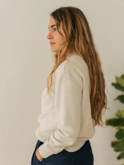 AAC Texteis SA Sula - Ecru Sweatshirts