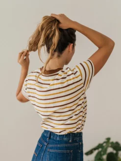 AAC Texteis SA Tops Apiao - Retro Stripes