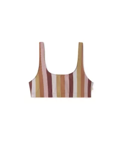 Barcelgest Swimwear Damas Top - Retro Stripes
