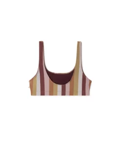 Barcelgest Swimwear Damas Top - Retro Stripes