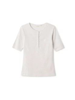 AAC Texteis SA Tops Lamba - Ecru Multicolour Neps