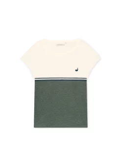 AAC Texteis SA Quenac - Ecrue/ Dusty Green Tops
