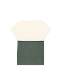 AAC Texteis SA Quenac - Ecrue/ Dusty Green Tops