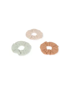AAC Texteis SA Headwear & Scarfs Scrunchies Muslin - 3 Pack