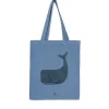 AAC Texteis SA Small Tote Bag - Big Whale Blue 2 AAC Texteis SA Small Tote Bag - Big Whale Blue