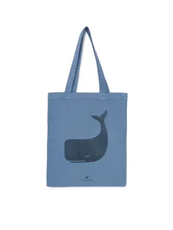 TWOTHIRDS Sales 2022 20 AAC Texteis SA Small Tote Bag - Big Whale Blue