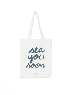 TWOTHIRDS Sales 2022 16 AAC Texteis SA Small Tote Bag - Sea You Soon Natural Bags